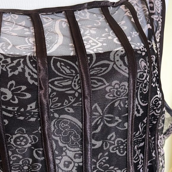 Beautiful Sheer Elegance Chocolate Dress❣️ - Picture 3 of 5